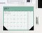 Modern Academic Year July 2026 - June 2027 22" x 17" Large Monthly Deskpad Calendar